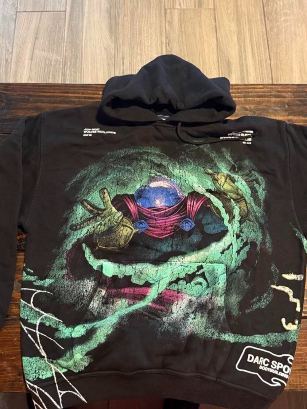Darc Sport x Marvel Side by Side Mysterio hoodie